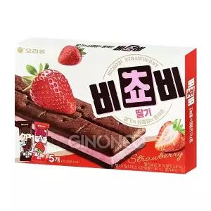 오리온 비쵸비 딸기 125g (5P) 한정 학교 학원 탕비실