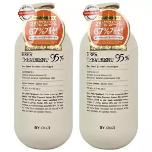 [바이아우어] 맥주효모 헤어트리트먼트 엠버우드 1.5L 2개 gx