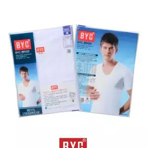 (BYC) 면100 무지 남성 반팔 런닝/남자/반팔/런닝/메리야스/남성/속옷/라운드넥/런닝구/선물/흰색/런닝셔츠