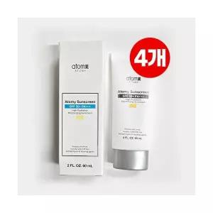 애터미 선크림 베이지 SPF50+ PA+++ 60mL 4개