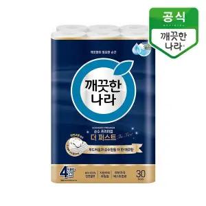 [깨끗한나라] 4겹 순수 프리미엄 더퍼스트 25m 30롤