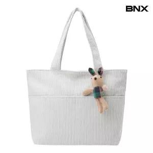 [롯데백화점]비엔엑스 골덴 래빗 키링 세트 스퀘어 쇼퍼백 (BX3AH009L0)