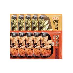 [신세계푸드]올반 왕교자210g x 5팩 + 올반 김치 왕교자 210g x 5팩