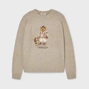 [후아유](김해점)Steve Premium Jacquard Sweater WHKAF4T11U