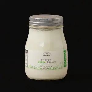 범산목장 유기농 목초 그릭요구르트 350ml x 2병 친환경 식품