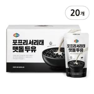 포프리 찐한 영양간식 간편식 서리태맷돌두유 180ml 20개