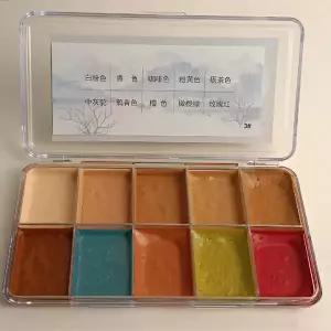 81012 색상 알코올 활성화 메이크업 팔레트 무대 영화를 전문 메이크업 공연 예술 특수 바디 페이스 페인트