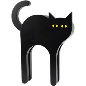 텍타 TECTA 고양이 우드 블랙 피규어