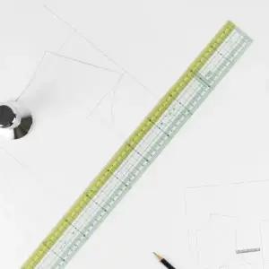 유니크 프리미엄 60cm 컬러 그레이딩자 CG-005
