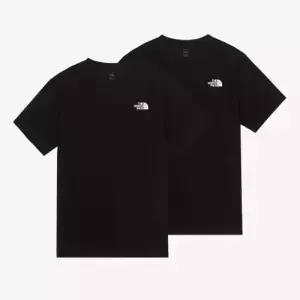 thenorthface 2PACK NT7UR37B 남성 더블업 EX 반팔 티셔츠BLACK