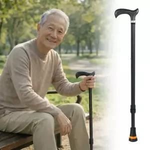 웰루션 카본 안전 지팡이 초경량 어르신 외출용