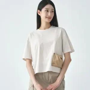 [지센] 여성 소로나 포켓 라운드 반팔 티셔츠 LSTSO481_LB