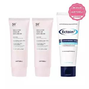 아트델리 톤업 선크림 50ml x2 + 쟈스 엑토인 멀티 보습크림 100ml