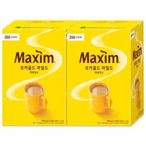 맥심 모카골드 커피믹스 250Tx2개