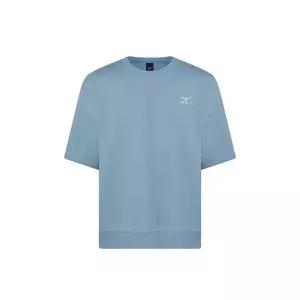 [미즈노](의정부점) 공용 스 반팔 맨투맨 32YC5B2025 캐주얼 오버핏 데일리 HALF SLEEVE SWEAT MTM