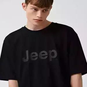 지프 jeep 190g 빅 로고 반팔 티셔츠 (JR5TSU091BK)