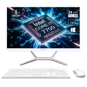 뷰라이프 일체형PC 24형 Intel i7-7 정품 Win11 Pro 무선키보드마우스 포함