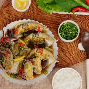[모락상회] 알이 꽉 찬 연평도 알배기 간장게장 암꽃게 간장게장 2kg