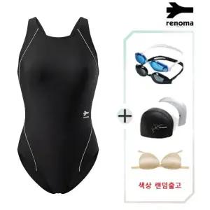 [레노마수영복]여성  실내 4종 세트수영복(랜덤출고)  LS2G802SET-BK_IC