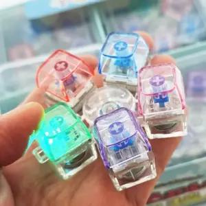 테트리스 낱개1개 키캡 5구 손 클리커 LED 키보드 플유 딸깍이 조립 불빛 피젯토이 스피너 신기한 딸각이