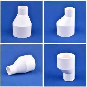레듀샤 1~5개 202532405063mm PVC 직 편심 감속기 커넥터 수족관 물고기 탱크 정원 관개 물 파이프