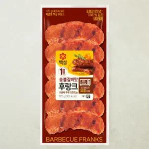 백설 숯불갈비맛 후랑크, 120g, 12개