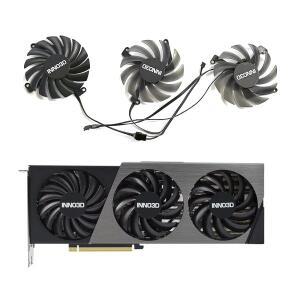 3FAN 4PIN CF-12910S RTX4070 4070TI GPU 팬 INNO3D GeForce 4070ti X3 OC 그래픽 카드 교체용