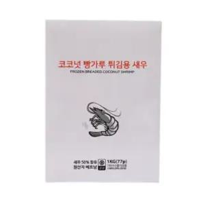 업소용 대용량 키친보이즈 코코넛새우튀김 1kg 77미