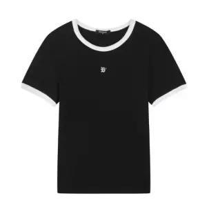 [버커루] 여성) CP 링거 반팔 티셔츠 (B252Z1512P1)