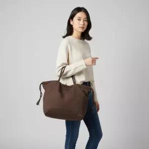 드래곤디퓨전 26SS COTTON DRAWSTRING SMALL CDS-S-8811-DARK BROWN) 코튼 드로스트링 스몰 백)