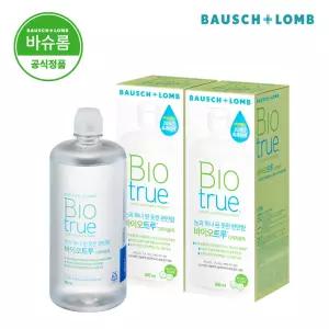 바슈롬 바이오트루 500ml x 2개 소프트 렌즈 세척액