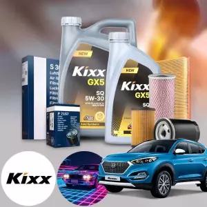 투싼(올뉴)(16~) 1.6 가솔린 Kixx 엔진오일세트 킥스 GX5 SQ 5W30