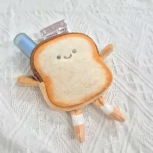 토스트 식빵 동전지갑 키링 귀여운소품 백꾸미기 소품샵 선물 어린이집 학교 학생