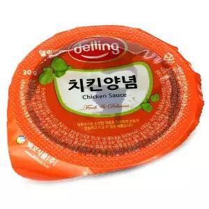델링 일회용 치킨양념소스 한박스 30g x 100ea