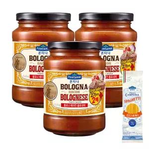 폰타나 볼로네제 파스타소스 430g 3개 + 스파게티면 500g