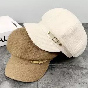 여성 빈티지 빵모자 팔각 캡모자 캐주얼 포인트룩 빵모자 팔각모자 빈티지모자