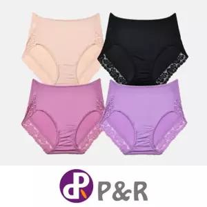 인견 쿨 레이스라인 여성 맥시 삼각팬티 0132bu