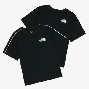 [매장판] 노스페이스 키즈 반팔티 올트레인 여름철 데일리 티셔츠 블랙 NT7US10S