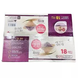 CJ햇반 흑미밥 210G X 18입 63253 (29468233)