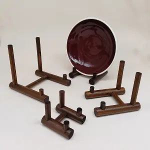 국내산 나무 좌대 접시 액자 장식 받침대 거치대 액자세우기