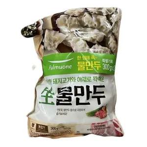 풀무원 생물만두 300g x 2 x 1개 b27609 (29257504)