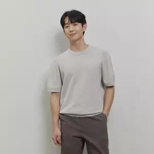 린넨라이크라운드반팔니트 MZKT3122