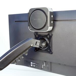 호환 Mac Mini M4 모니터 스탠드 VESA 구멍 금속 플레이트 브래킷 나사 미니 호스트 액세서리