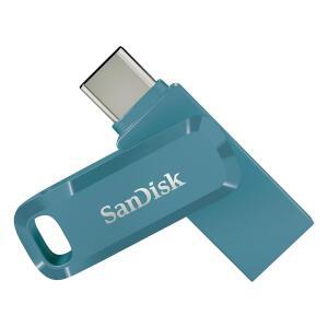 [미국배송] SANDISK 256GB 울트라 듀얼 드라이브 GO USB TYPE-C 플래시 - 최대 400MB/S 나바지오 베이 SDDC3-256G-G46NBB
