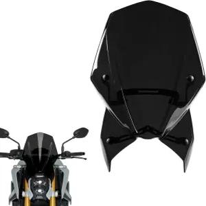 GSX-S1000 2021-2025 윈드실드 스크린 바이저 플라이스크린 블랙용 브래킷 더블 버블 장착 모터사이클