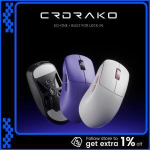 CRDRAKO KO-ONE 8K 무선 게이밍 마우스 35g 초경량 HUANO 커스텀 스위치 54H20 플래그십 칩 FPS 발로란트