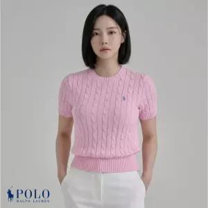 폴로랄프로렌 여성 반팔 니트