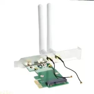 dmb안테나 E21E 데스크탑 미니 소형 PCI-E 1X 무선 어댑터 변환기 Wifi 네트워크 카드