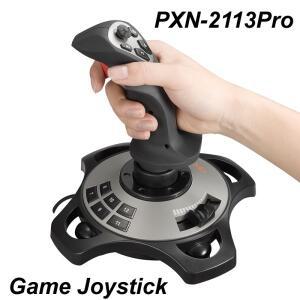 PXN-2113 프로 조이스틱 비행 시뮬레이터 게임 패드 컨트롤러  PC 조종석 스틱  데스크탑 노트북용