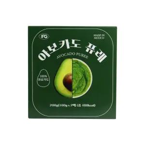 진짜 아보카도 퓨레 100g*2입